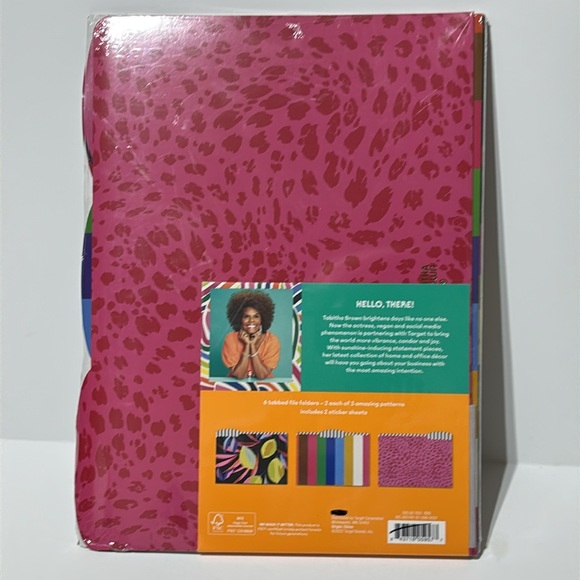 Tabitha Brown LIMITED EDITION Letter Size File Folders Set of 6 Bundle of 3 - Picture 5 of 10